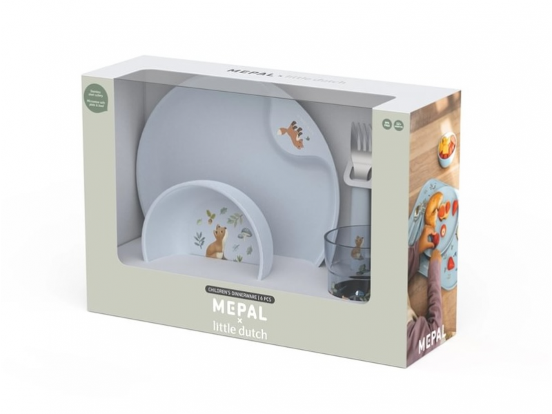 Dětská jídelní sada 6-dílná Forest Friends