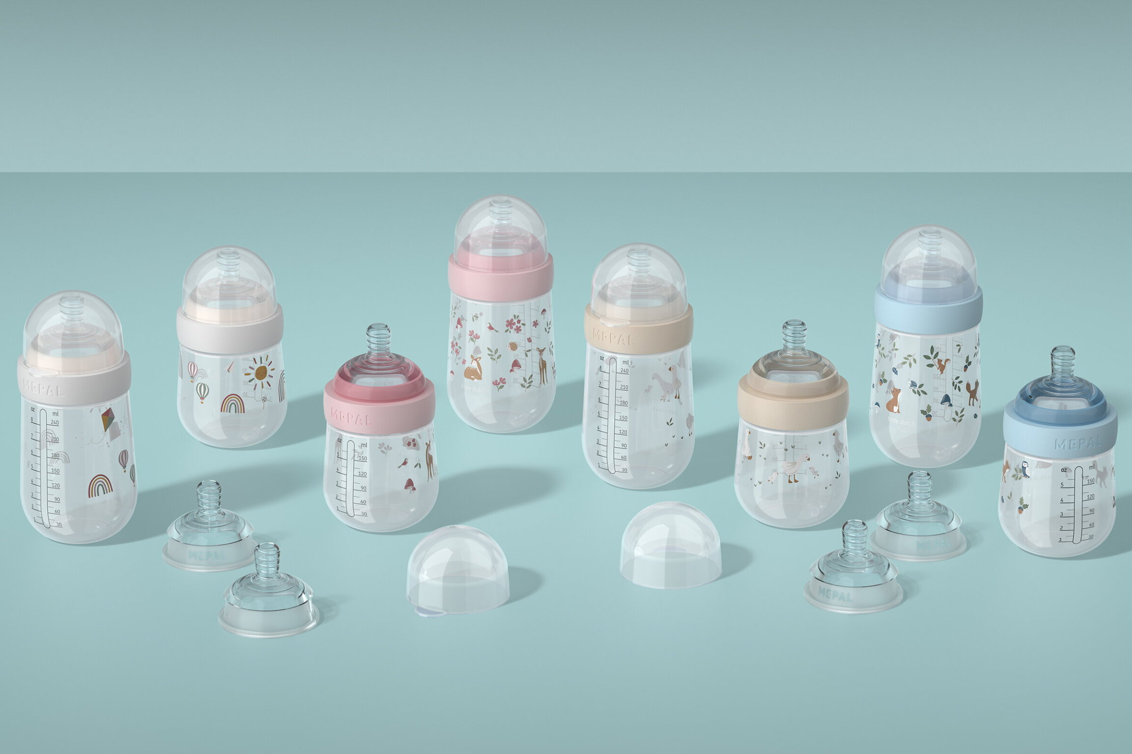 LITTLE DUTCH Kojenecká láhev 165 ml Fairy Garden