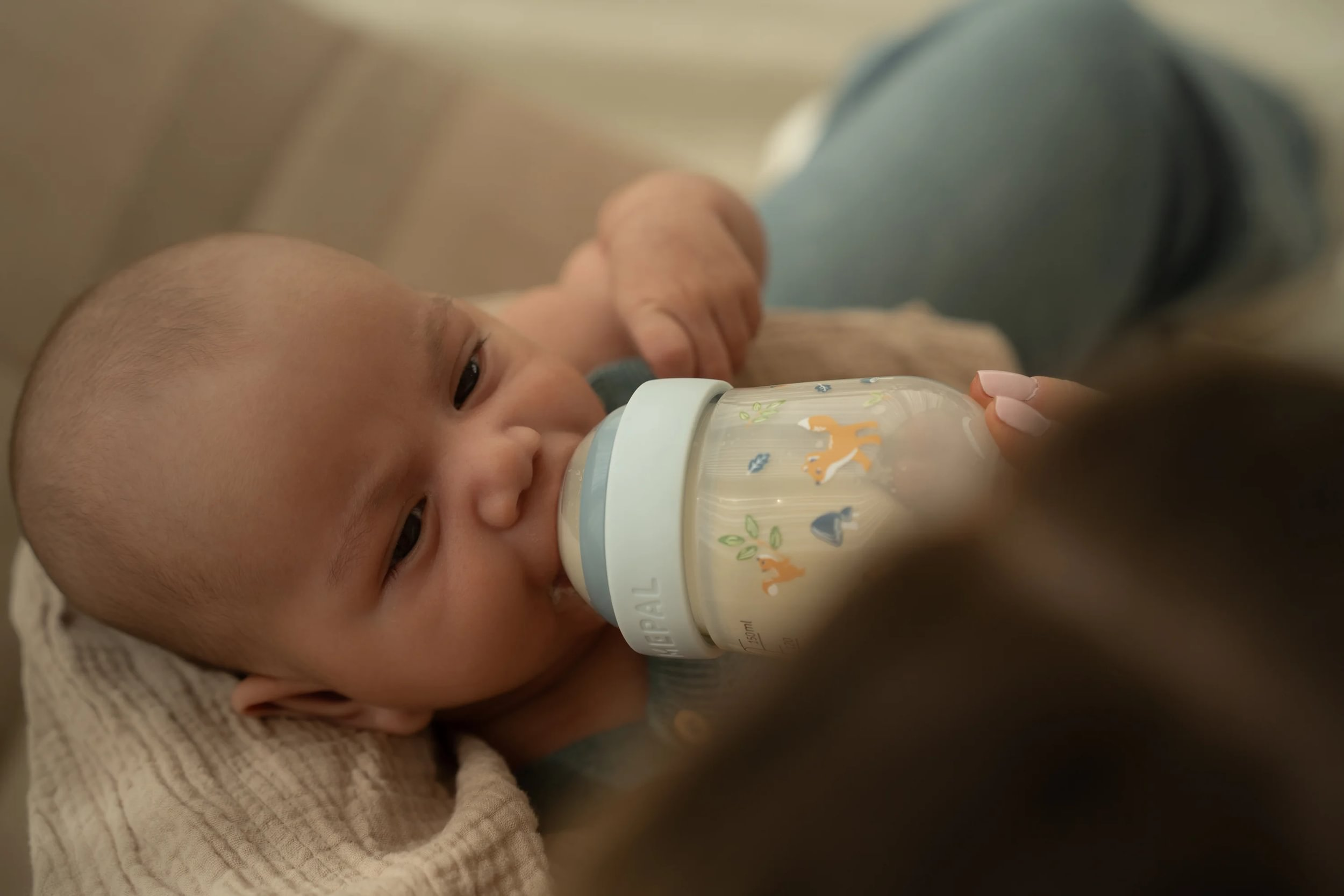 LITTLE DUTCH Kojenecké láhve 165 ml + 240 ml + 2 savičky Forest Friends