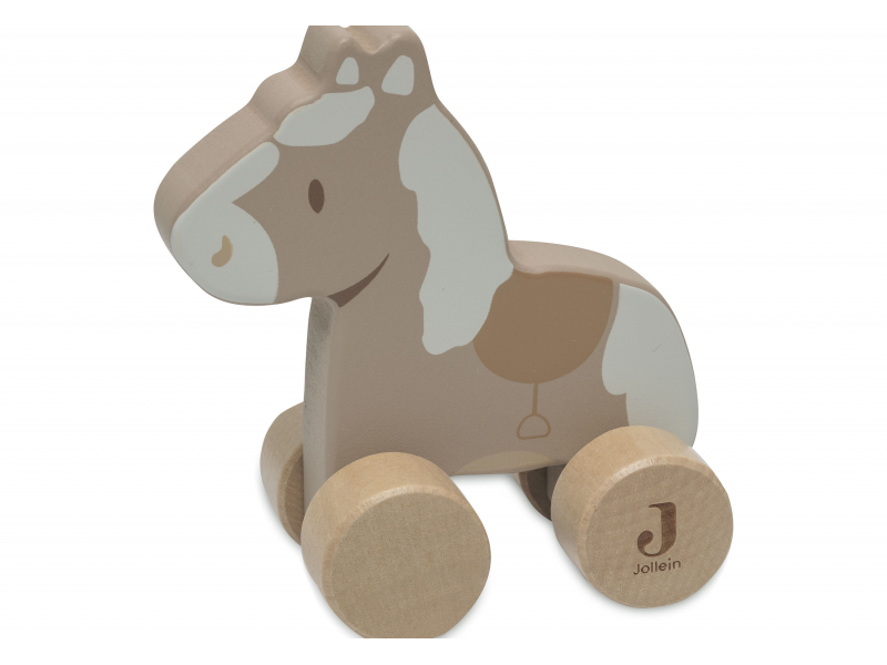 Kůň na kolečkách dřevěný Nostalgic Ride