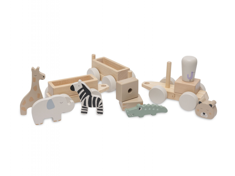 Vláček dřevěný Jungle Jambo