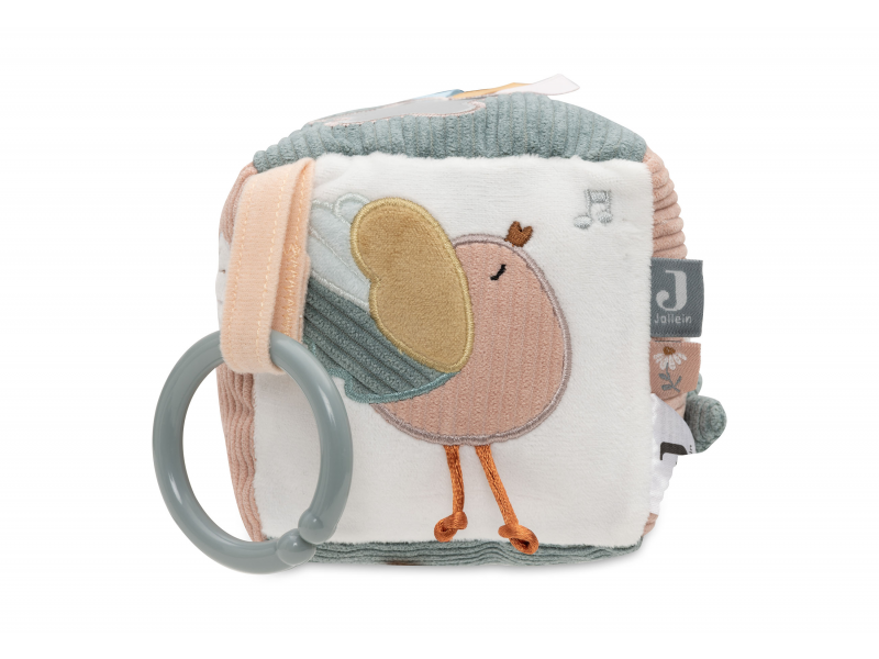 Kostka textilní Lovely Birds