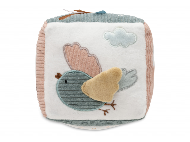 Kostka textilní Lovely Birds