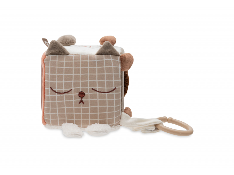 Kostka textilní Animal Friends