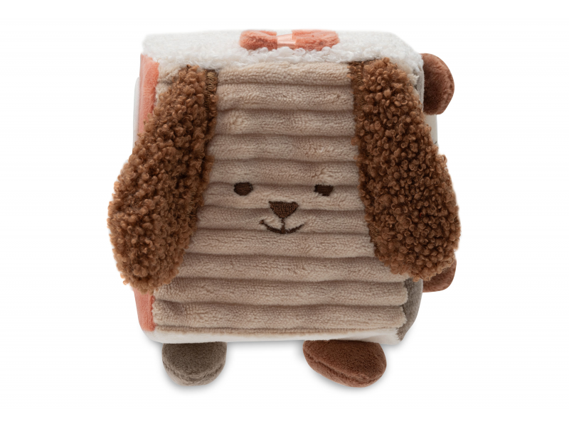 Kostka textilní Animal Friends