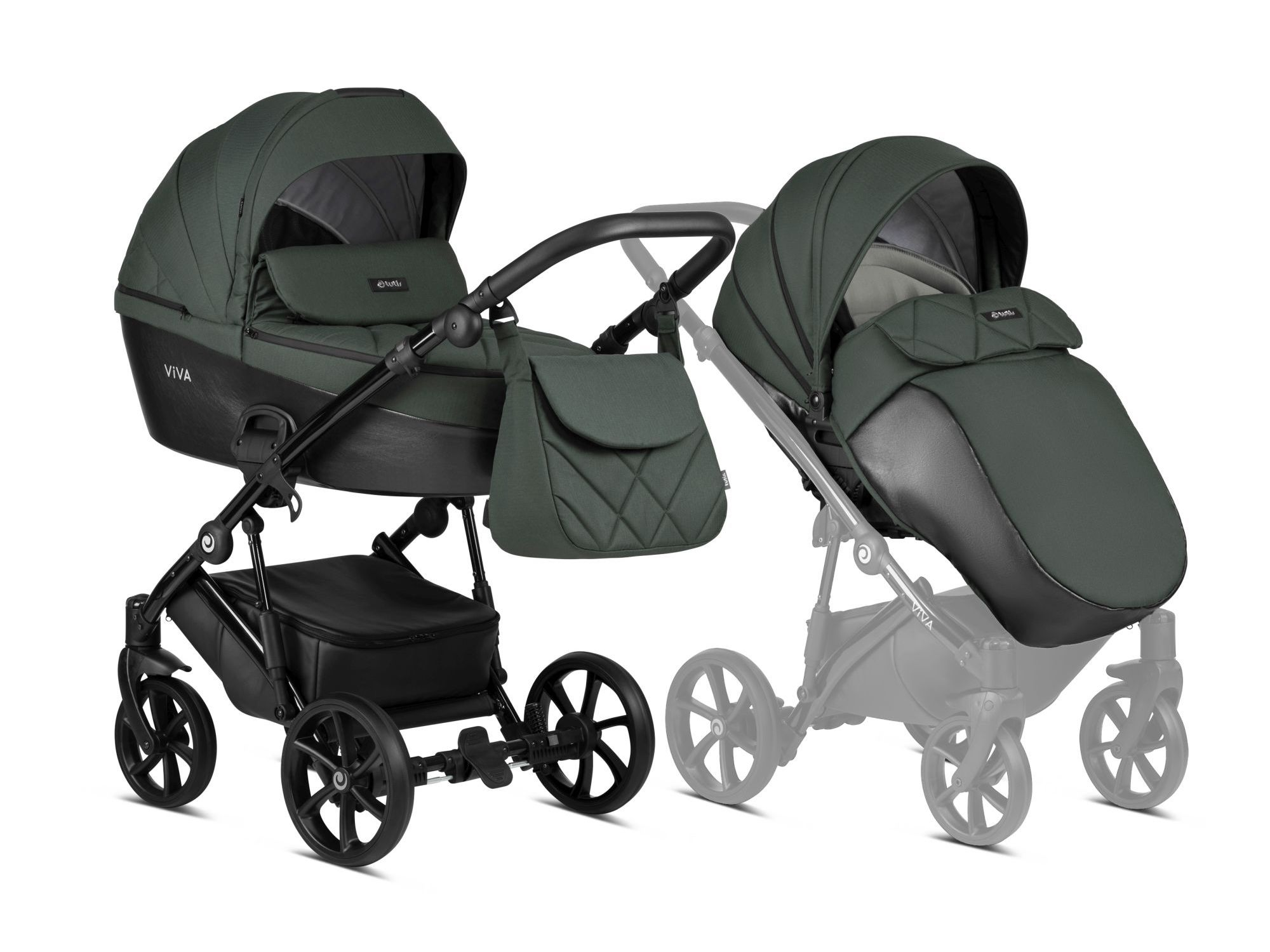 Kočárek Viva4 2v1 Luxury Emerald