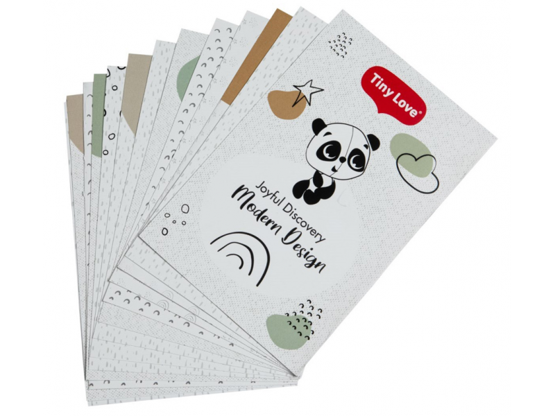 Hrací deka s dřevěnou hrazdou Black & White