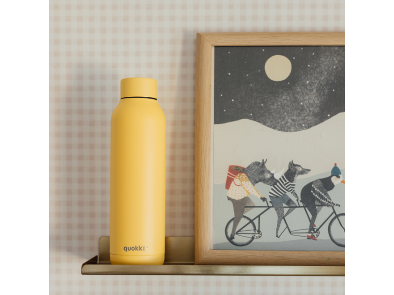 Nerezová termoláhev Solid Light Yellow 630 ml