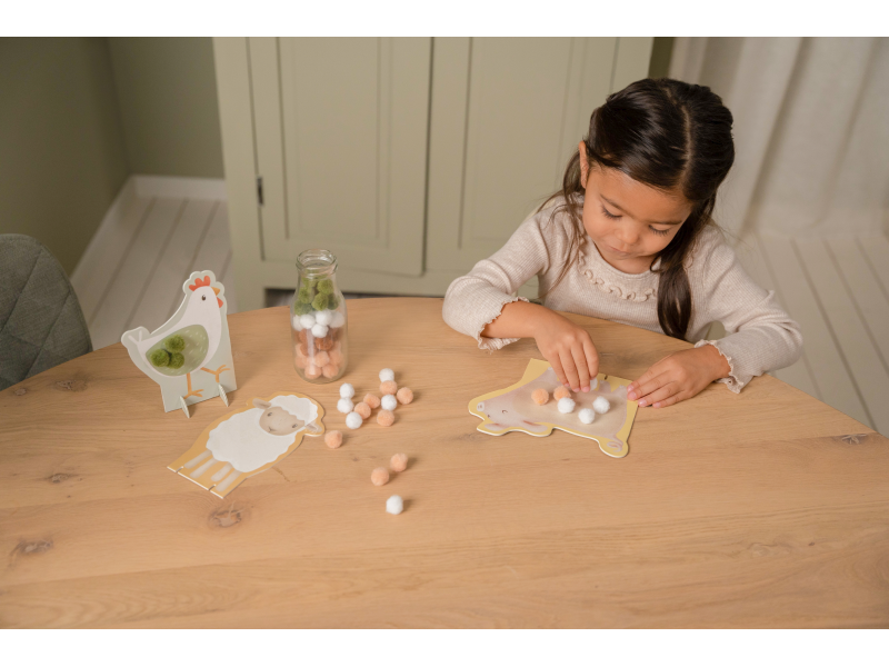 Kreativní sada s bambulkami Farma