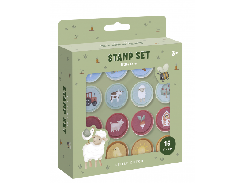 Razítka samobarvicí 16 ks Farma