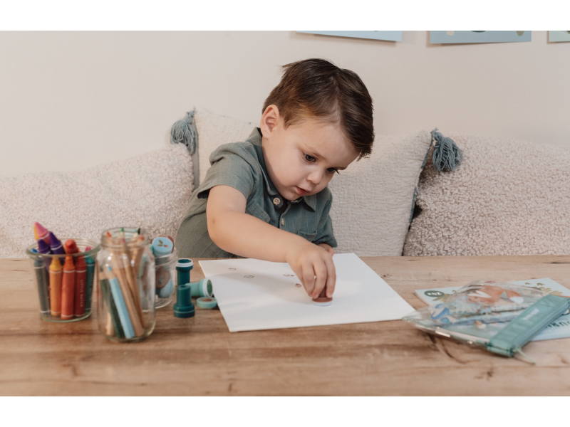 Razítka samobarvicí 16 ks Forest Friends