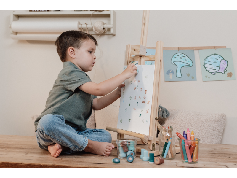 Razítka samobarvicí 16 ks Forest Friends