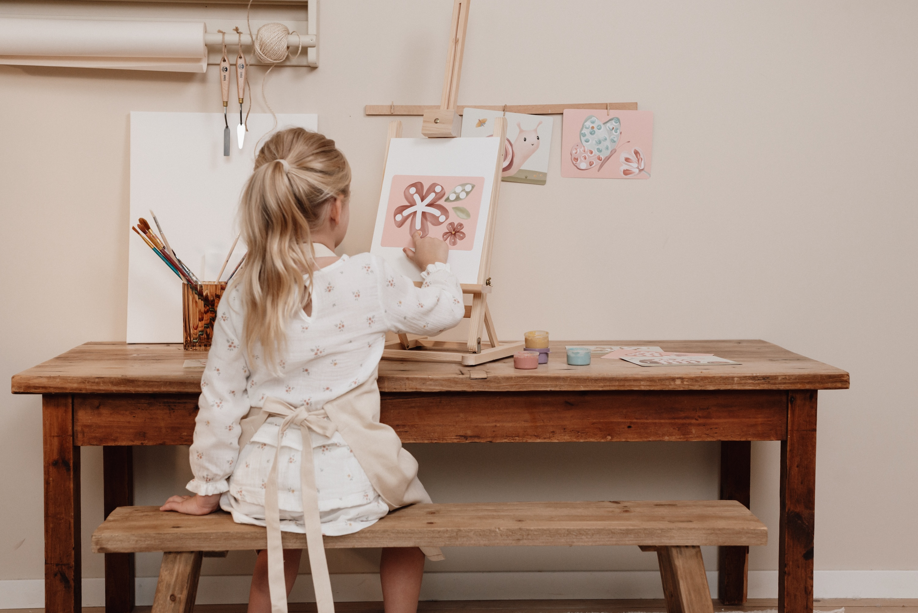Kreativní sada malování prsty Fairy Garden