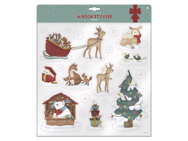 Samolepky na okno Vánoce