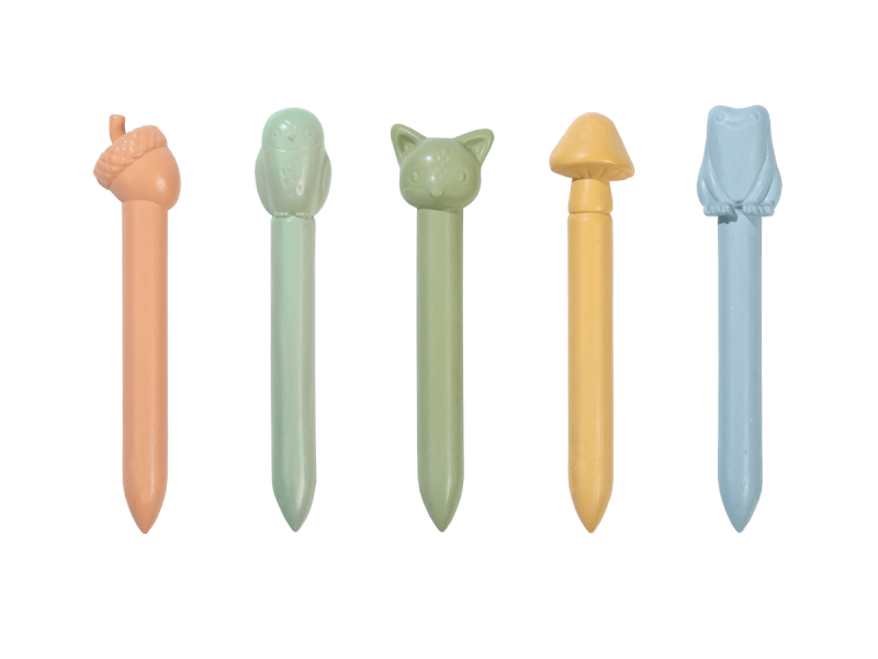 Voskovky 5 ks Forest Friends