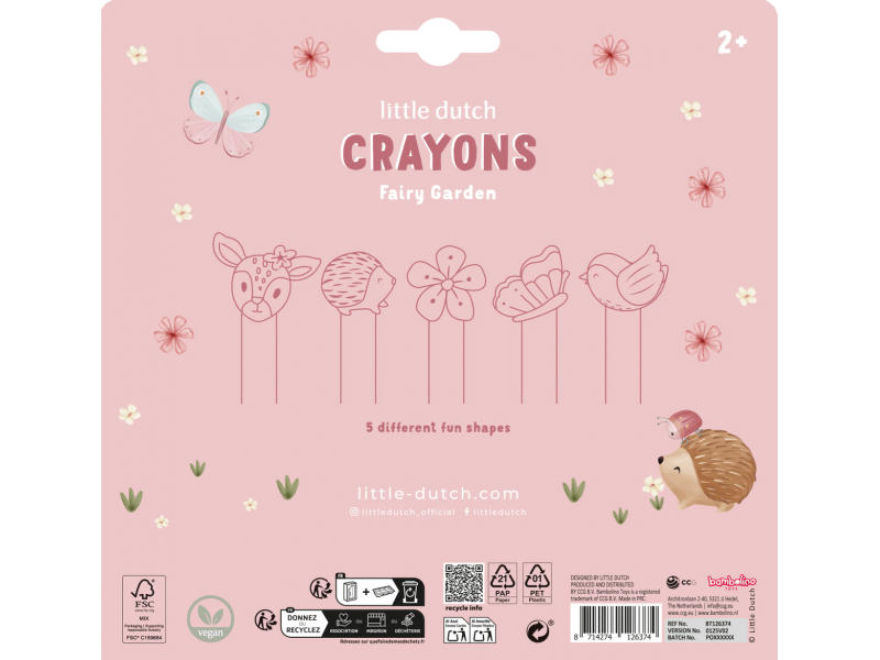 Voskovky 5 ks Fairy Garden