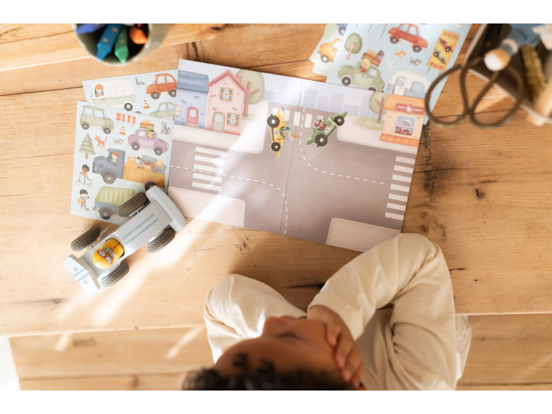 Knížka se samolepkami Doprava Jim