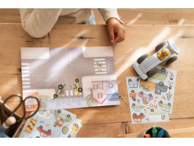 Knížka se samolepkami Doprava Jim