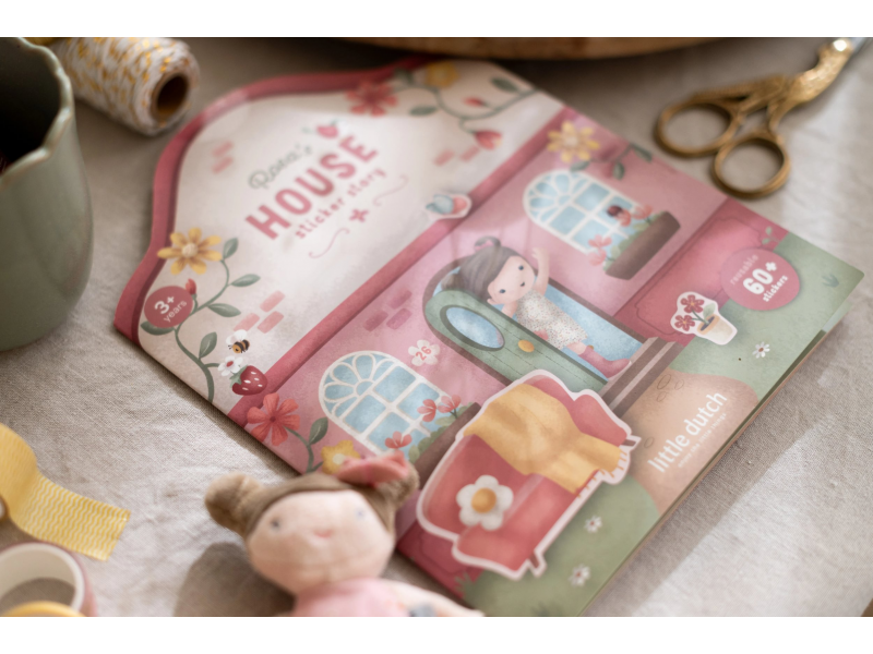 Knížka se samolepkami Dům Rosa