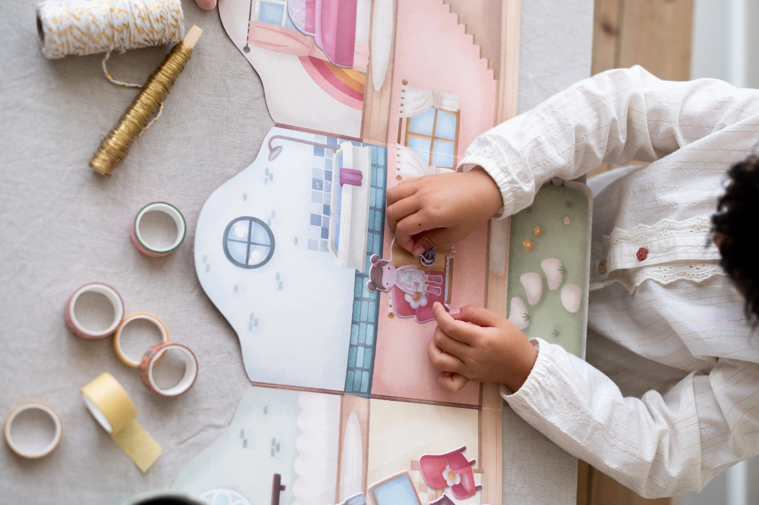 Knížka se samolepkami Dům Rosa