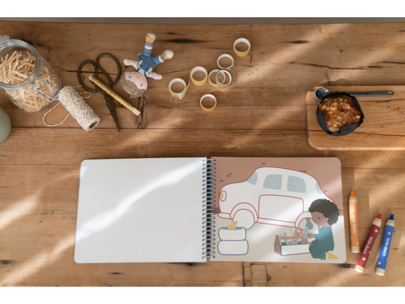 Omalovánky s pastelkami Doprava Jim