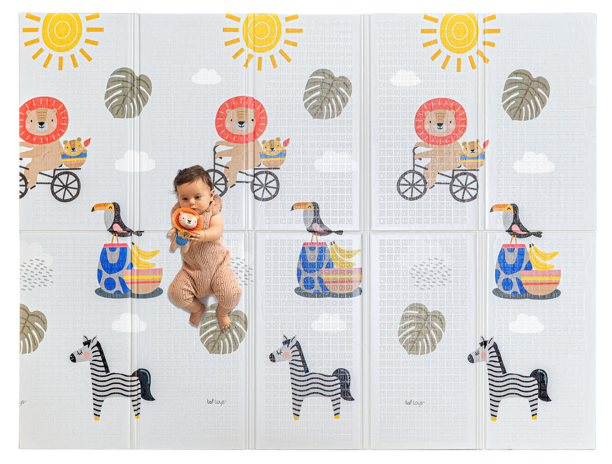 Hrací deka pěnová Savana