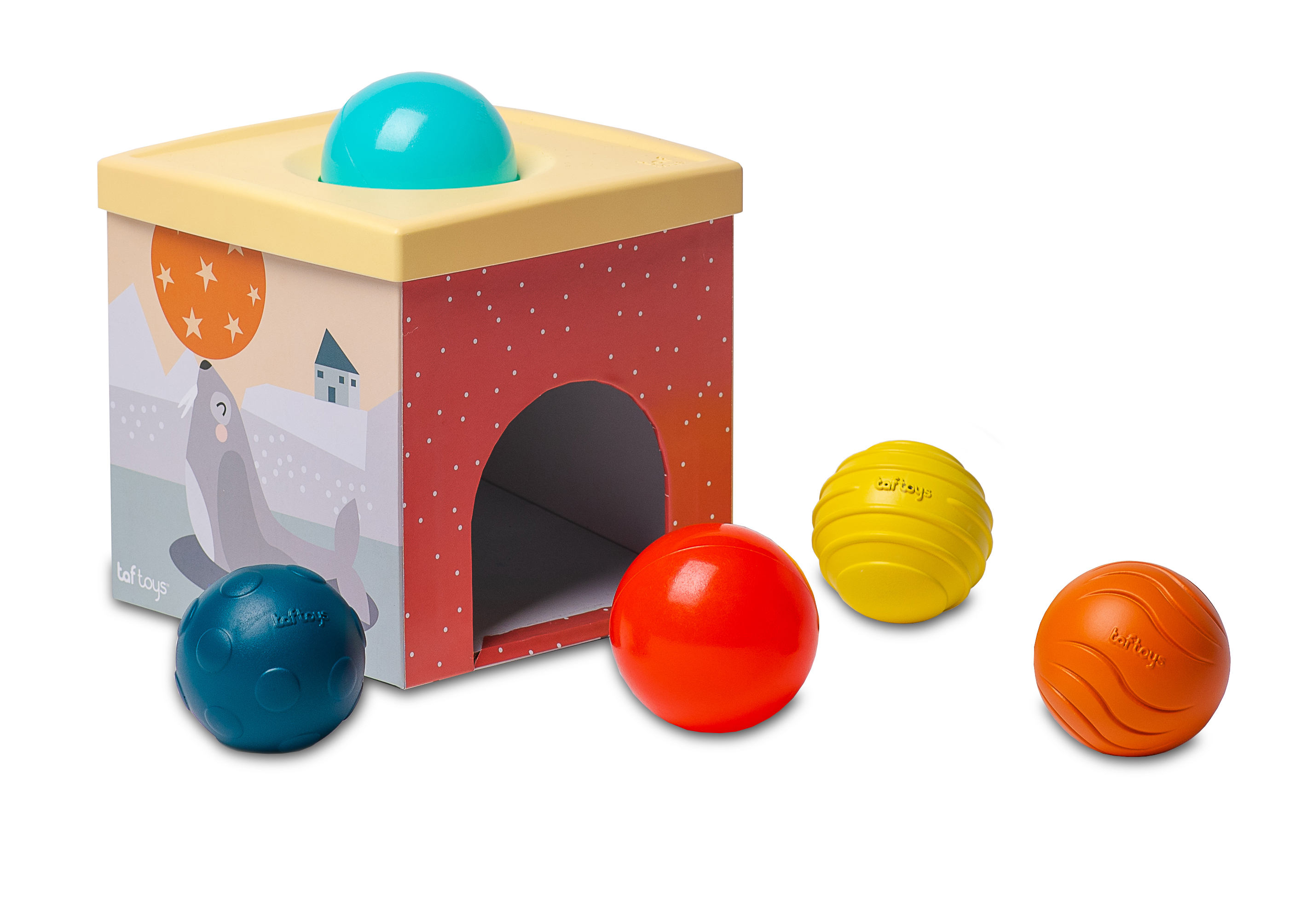 TAF TOYS Sada kostek a míčků Severní pól