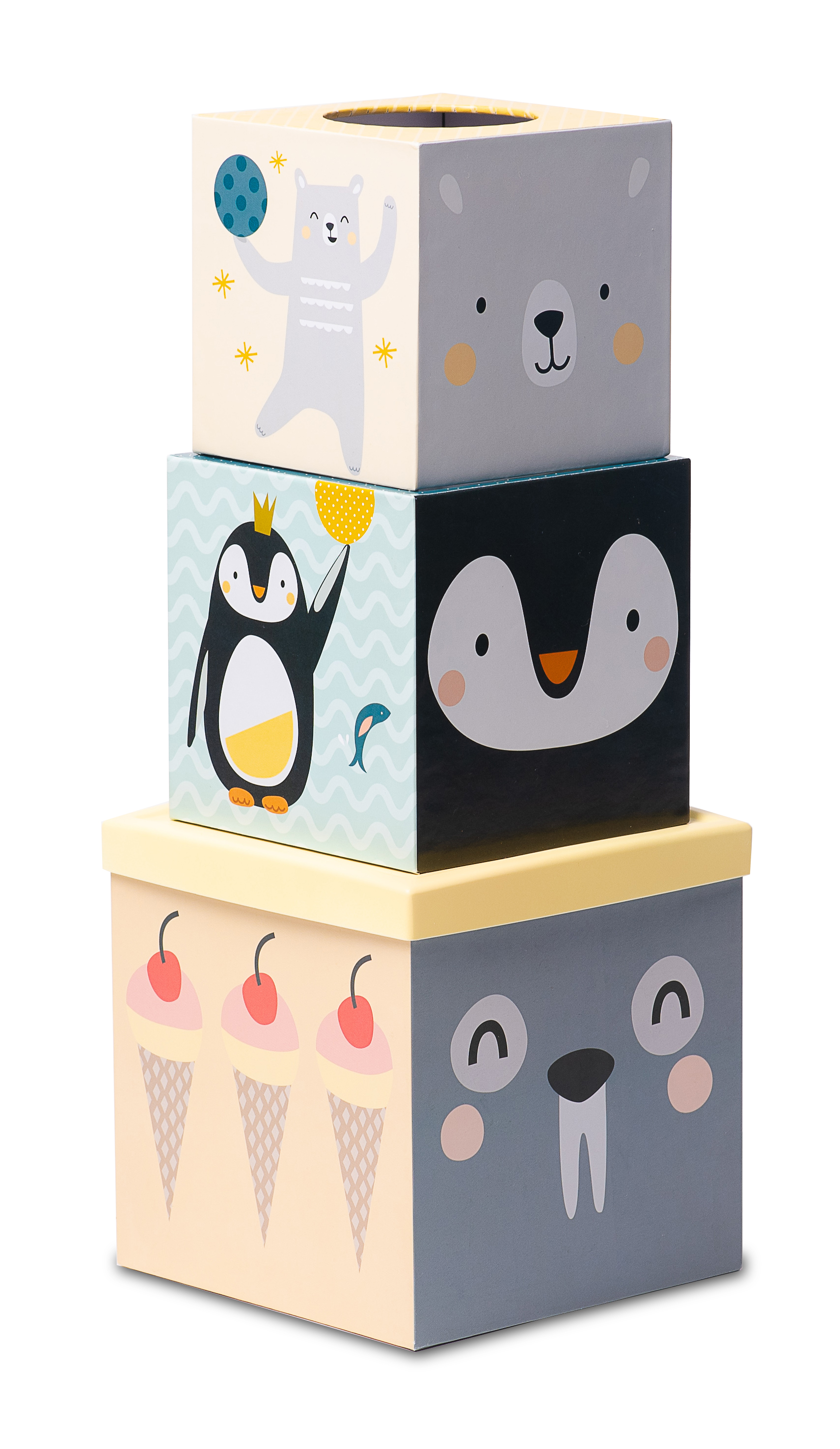 TAF TOYS Sada kostek a míčků Severní pól