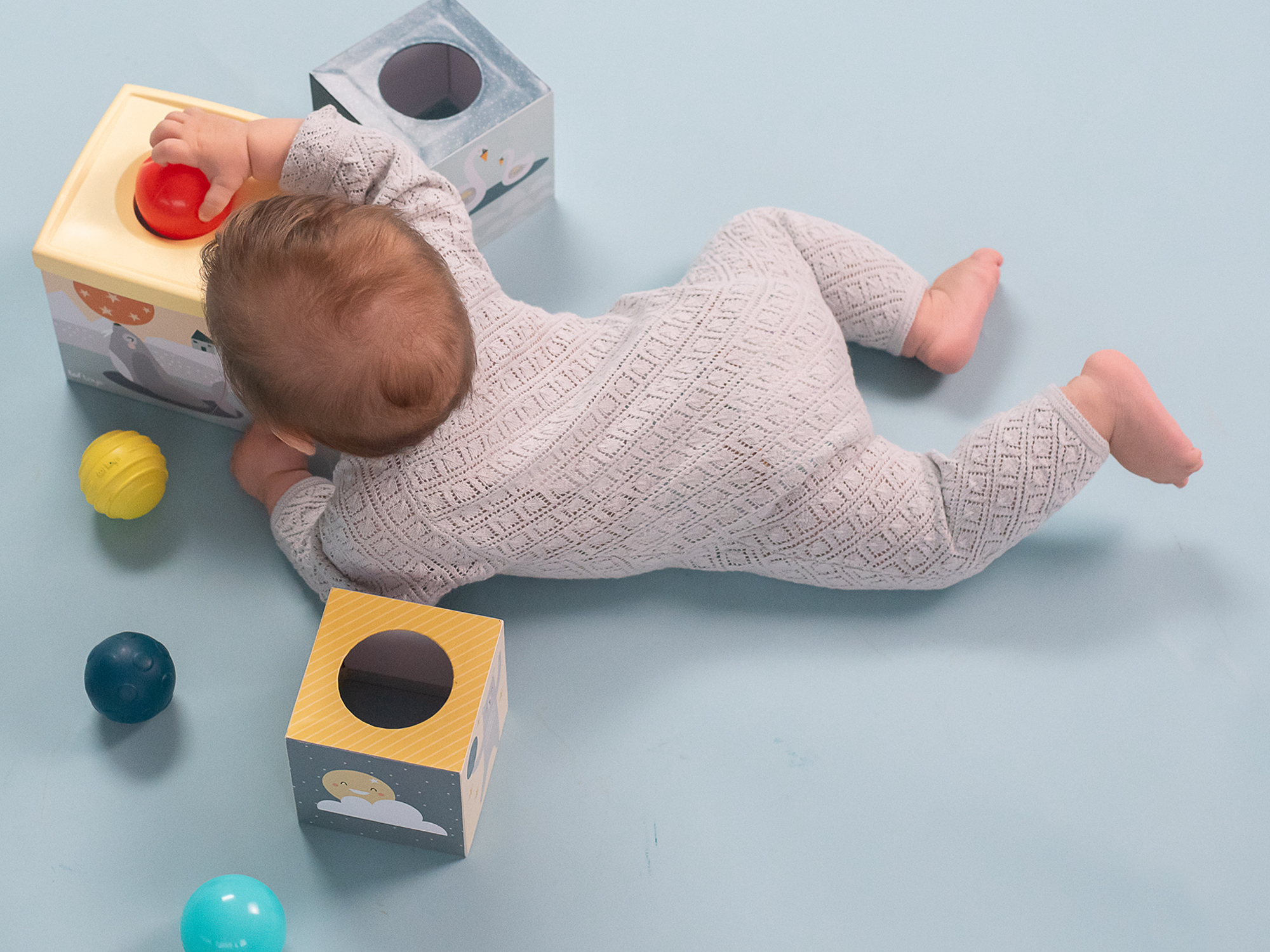 TAF TOYS Sada kostek a míčků Severní pól