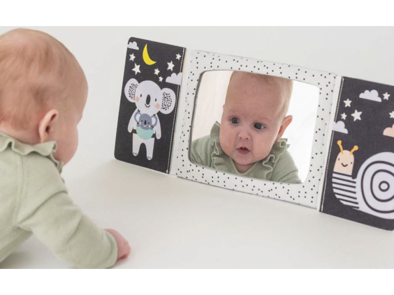 Knížka pro hru na bříšku se zrcátkem