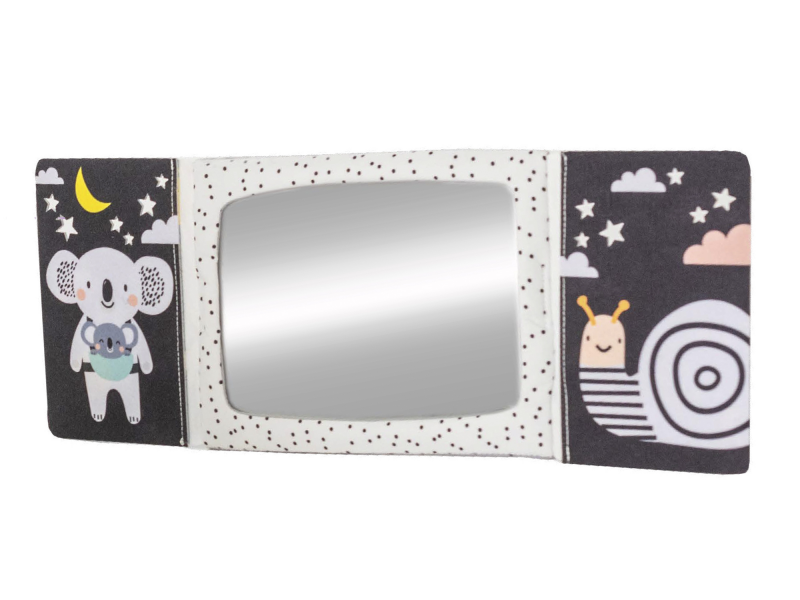 Knížka pro hru na bříšku se zrcátkem