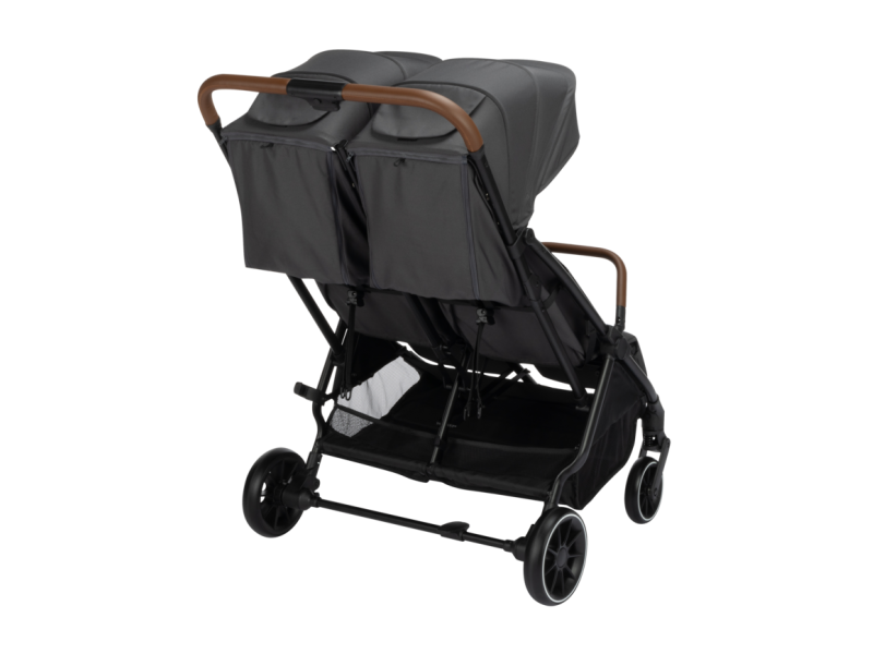 Kočárek pro dvojčata Mane MIneral Graphite