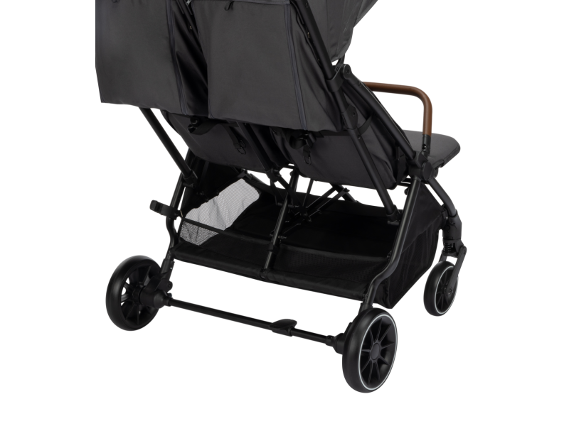 Kočárek pro dvojčata Mane MIneral Graphite