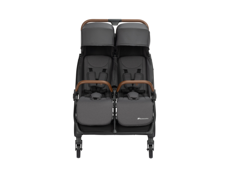 Kočárek pro dvojčata Mane MIneral Graphite