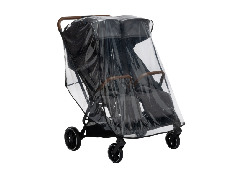 Kočárek pro dvojčata Mane MIneral Graphite