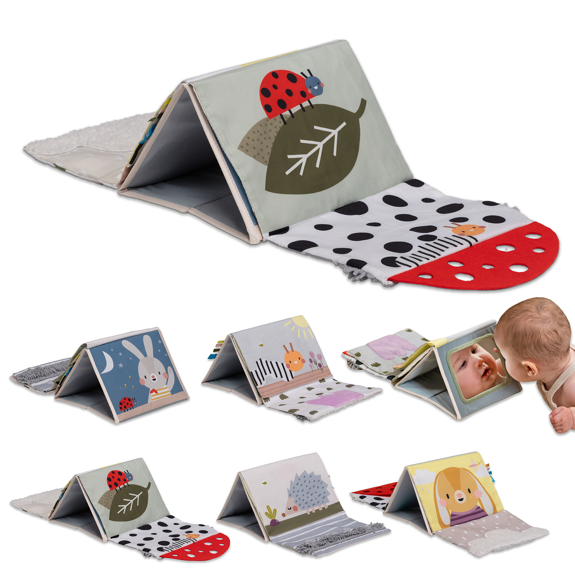 Knížka pro hru na bříšku Sensory Book