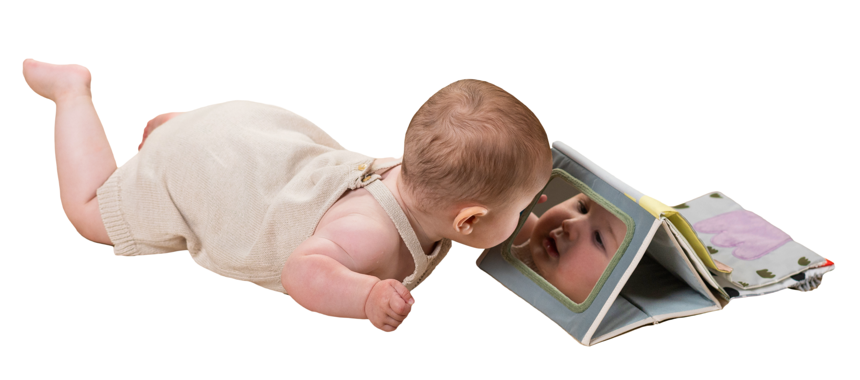 Knížka pro hru na bříšku Sensory Book