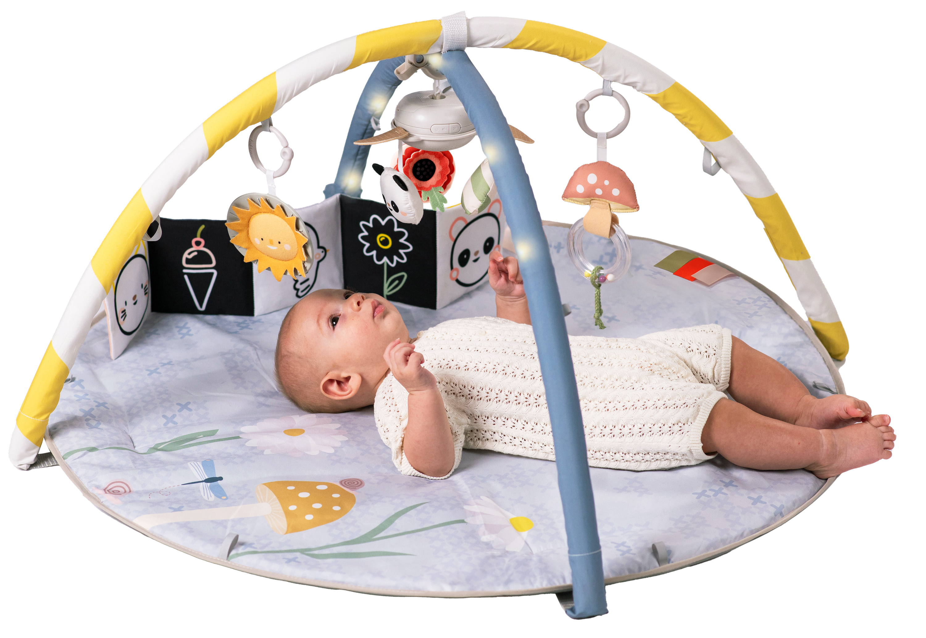TAF TOYS Hrací deka s hrazdou Bloom
