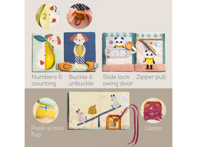 Knížka s aktivitami Fantasy Busy Book