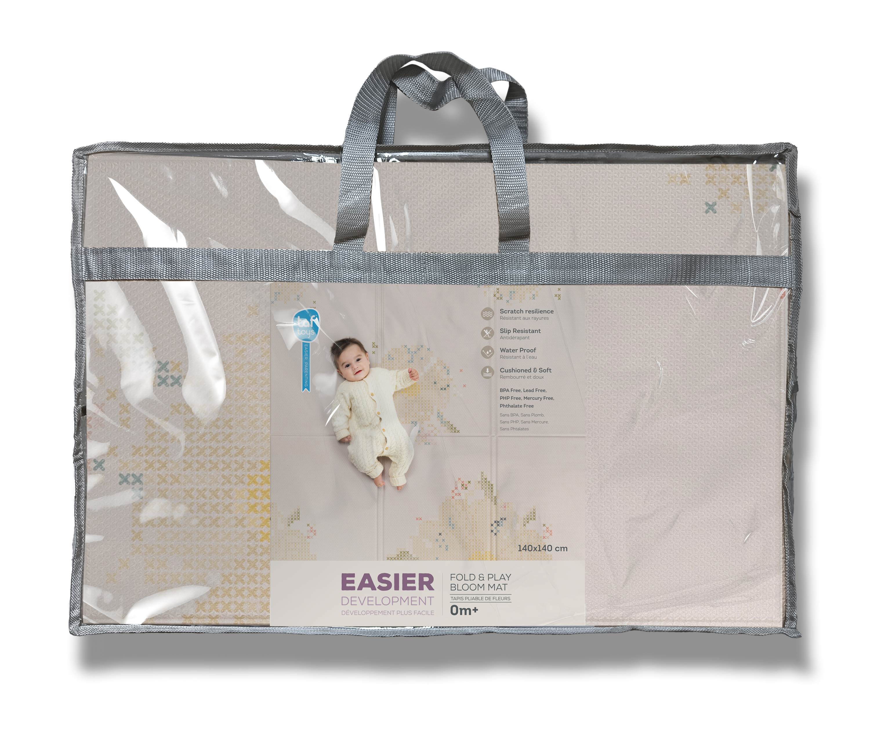 TAF TOYS Hrací deka pěnová Bloom