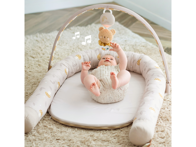 Hnízdo pro miminko s hrazdou Little Explorer