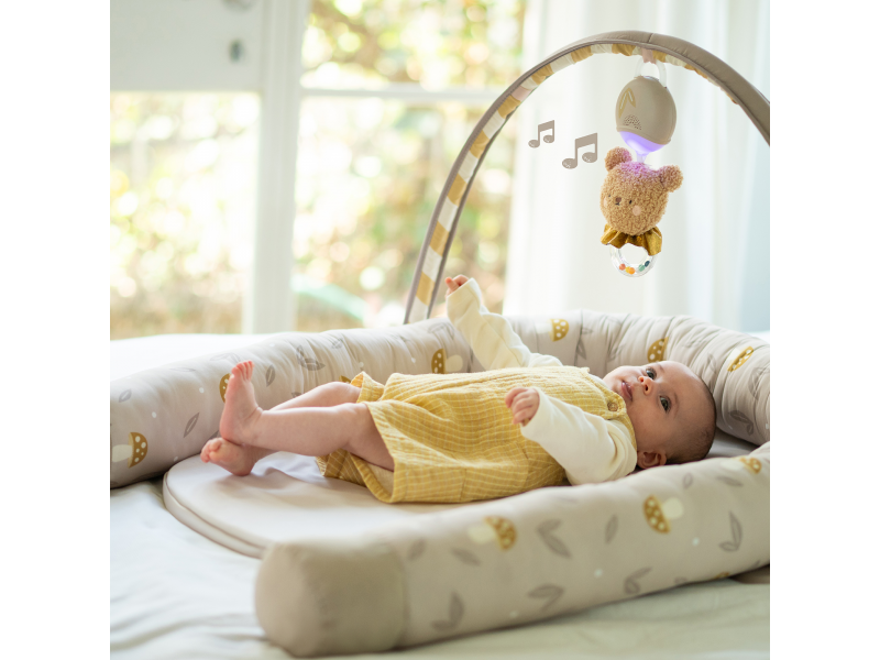 Hnízdo pro miminko s hrazdou Little Explorer