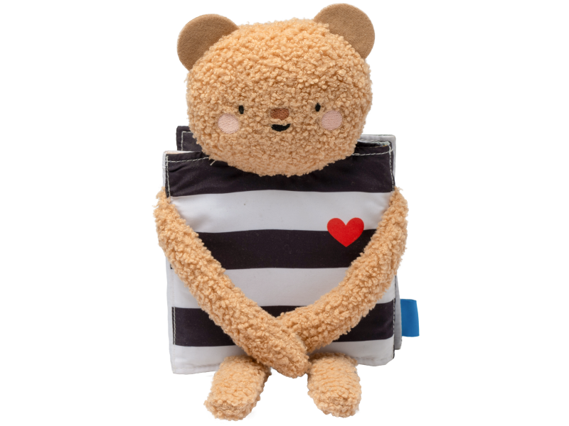 Medvídek plyšový s knížkou Snuggle Bear