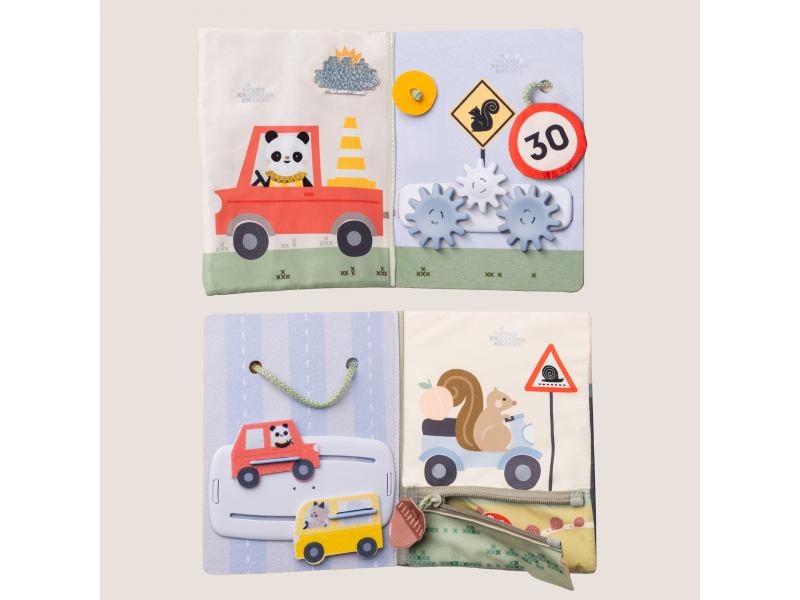 Knížka s aktivitami do auta Busy Book