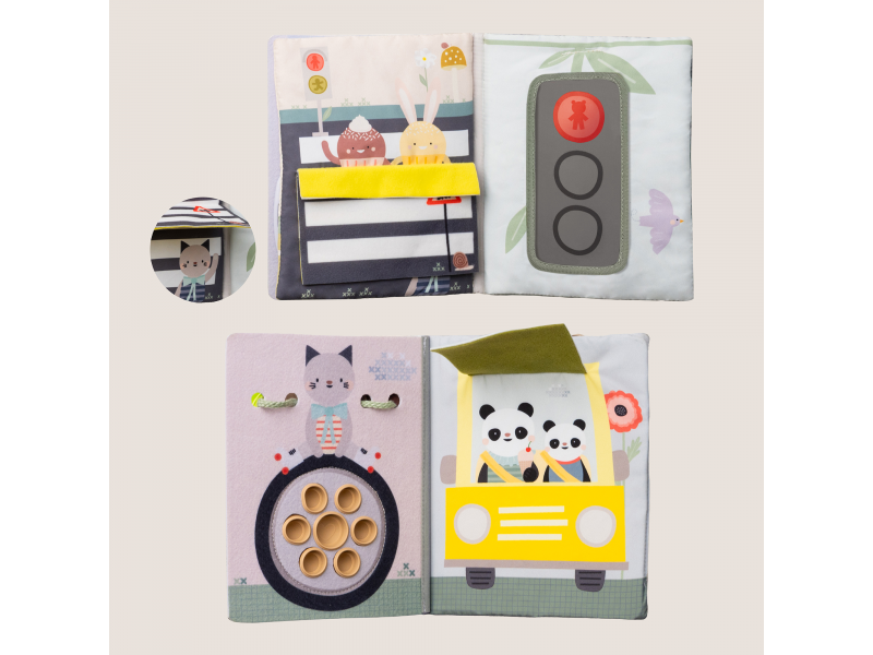 Knížka s aktivitami do auta Busy Book