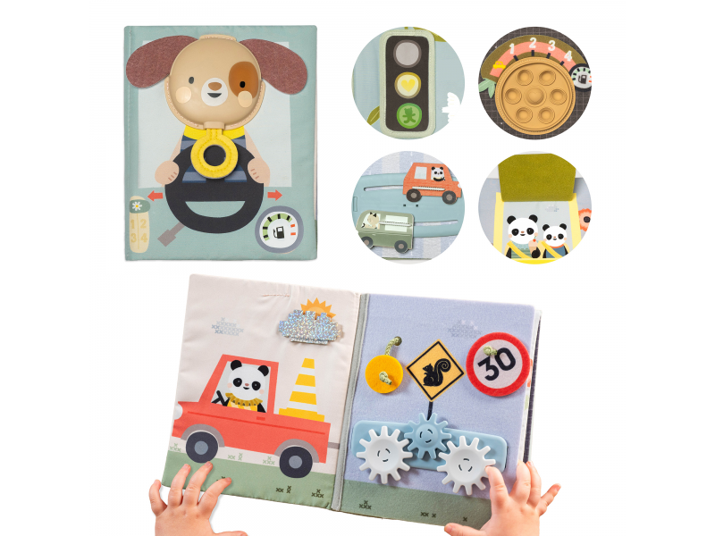 Knížka s aktivitami Tiny Traveler Busy Book