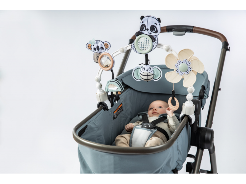 Hrazda na kočárek Black & White