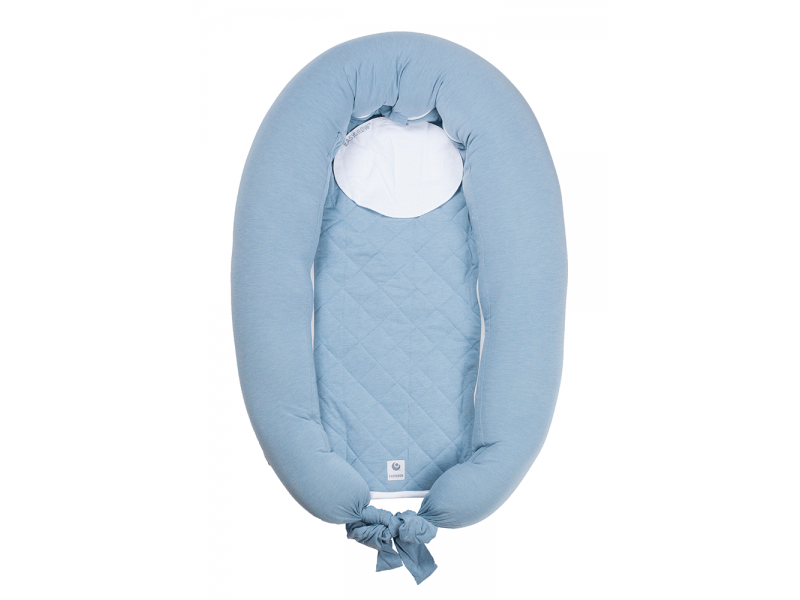Easygrow dojčiaci vankúš & hniezdo pre bábätko MUM & ME Blue