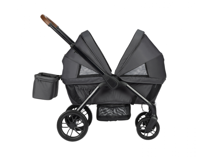 Kočárek pro dvě děti Helios Mineral Graphite