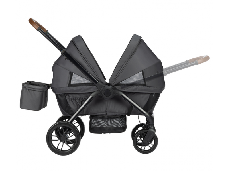 Kočárek pro dvě děti Helios Mineral Graphite
